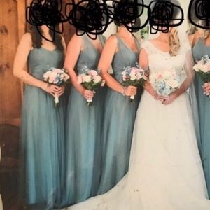 Jenny yoo Mayan blue bridesmaid dress